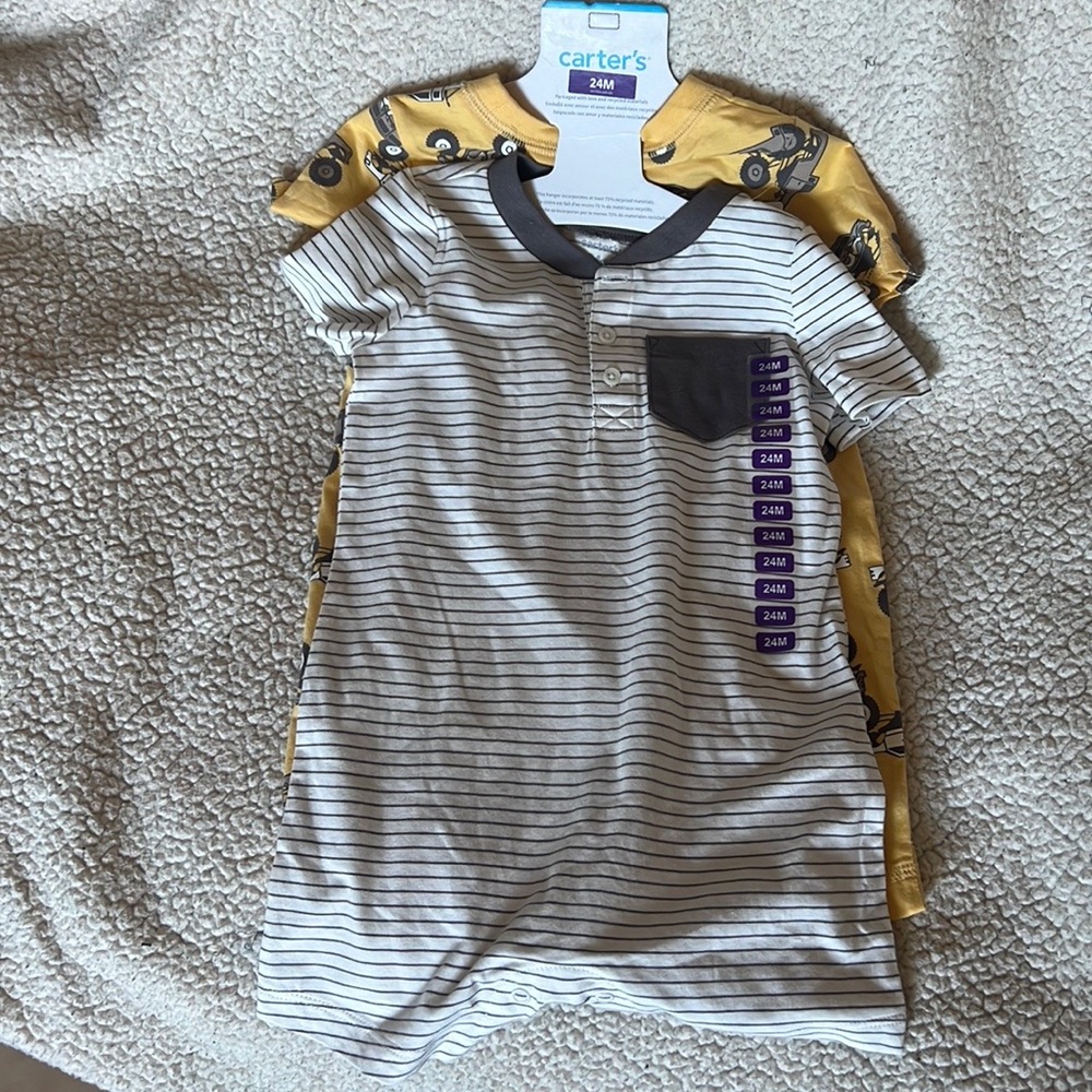 Carters 24 month 2pk rompers.
